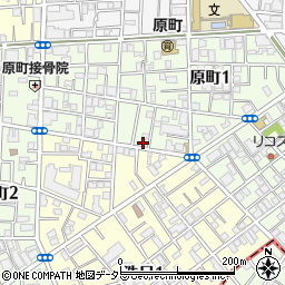 東京都目黒区原町1丁目23-6周辺の地図