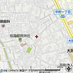 東京都目黒区平町1丁目14-2周辺の地図