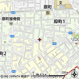 東京都目黒区原町1丁目23-7周辺の地図