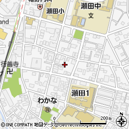 東京都世田谷区瀬田1丁目27周辺の地図