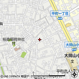 東京都目黒区平町1丁目6-7周辺の地図