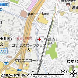 東京都世田谷区瀬田1丁目31-5周辺の地図