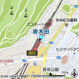 東京都多摩市周辺の地図