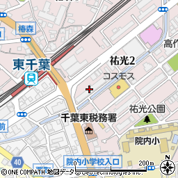千葉サニータウン周辺の地図
