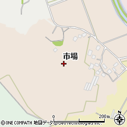 千葉県山武市市場周辺の地図