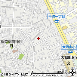 東京都目黒区平町1丁目6周辺の地図