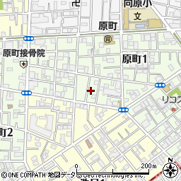 東京都目黒区原町1丁目23-10周辺の地図