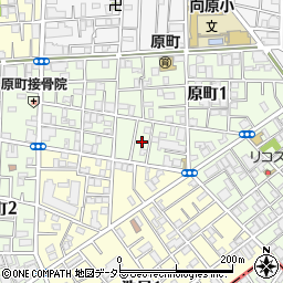東京都目黒区原町1丁目23周辺の地図