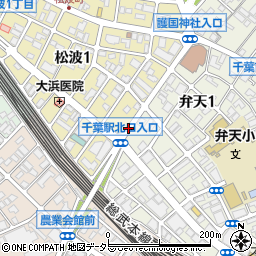 松波陸橋周辺の地図