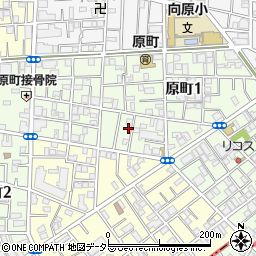 東京都目黒区原町1丁目23-3周辺の地図