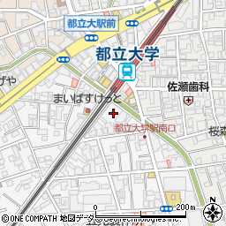 東京都目黒区中根2丁目13-2周辺の地図