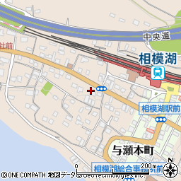 神奈川県相模原市緑区与瀬836周辺の地図