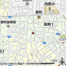 東京都目黒区原町1丁目23-11周辺の地図