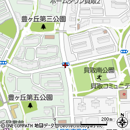 貝取南公園前周辺の地図