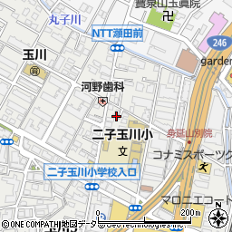 東京都世田谷区玉川4丁目7周辺の地図