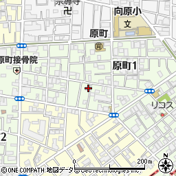 東京都目黒区原町1丁目23-2周辺の地図