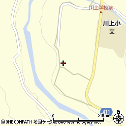 岐阜県中津川市川上田之尻315-5周辺の地図