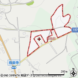千葉県東金市極楽寺822周辺の地図