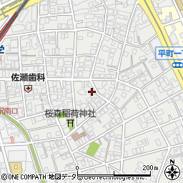 東京都目黒区平町1丁目13-2周辺の地図