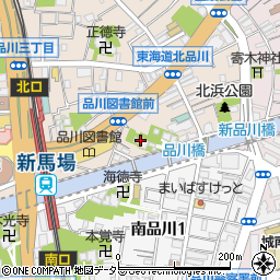 荏原神社周辺の地図