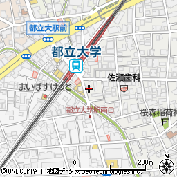 東京都目黒区平町1丁目25-17周辺の地図