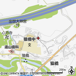 山梨県大月市猿橋町猿橋577-4周辺の地図