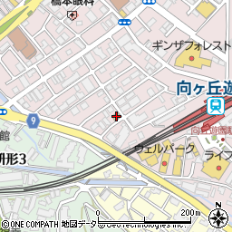 ファミリーマート向ヶ丘遊園北口店周辺の地図