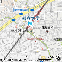 東京都目黒区平町1丁目27周辺の地図