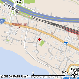 神奈川県相模原市緑区与瀬825周辺の地図
