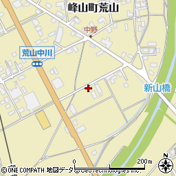 京都府京丹後市峰山町荒山周辺の地図