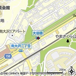 大田橋周辺の地図