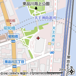 東京都品川区東品川3丁目周辺の地図