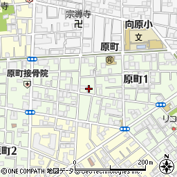 東京都目黒区原町周辺の地図