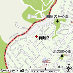神奈川県川崎市麻生区向原2丁目24周辺の地図
