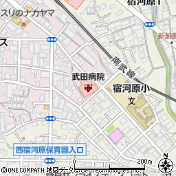 武田病院（慶神会）周辺の地図