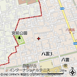 ＮＨＫ宮前寮周辺の地図