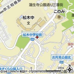 東京都八王子市別所1丁目107-4周辺の地図