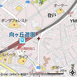 ブックオフ向ヶ丘遊園駅前店周辺の地図