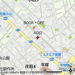 ＡＯＫＩ武蔵小山店周辺の地図