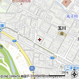 東京都世田谷区玉川4丁目24周辺の地図