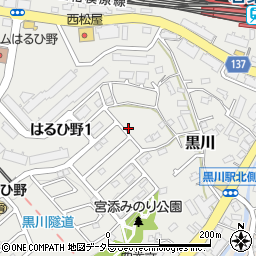 神奈川県川崎市麻生区黒川693周辺の地図