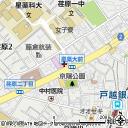東京丸子横浜線周辺の地図
