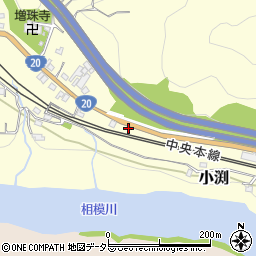 神奈川県相模原市緑区小渕1457周辺の地図