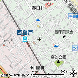 千葉県千葉市中央区汐見丘町5-9周辺の地図