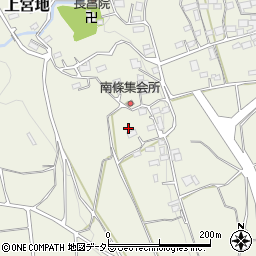 山梨県南アルプス市上宮地1037周辺の地図