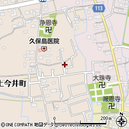 山梨県甲府市上今井町2211周辺の地図