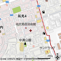 千葉県千葉市中央区祐光4丁目20周辺の地図