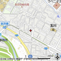 東京都世田谷区玉川4丁目25周辺の地図