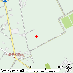 千葉県千葉市若葉区小間子町周辺の地図