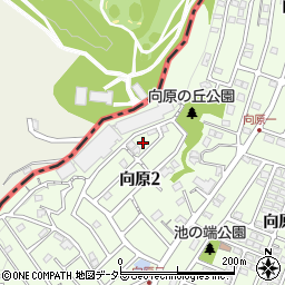 神奈川県川崎市麻生区向原2丁目25周辺の地図